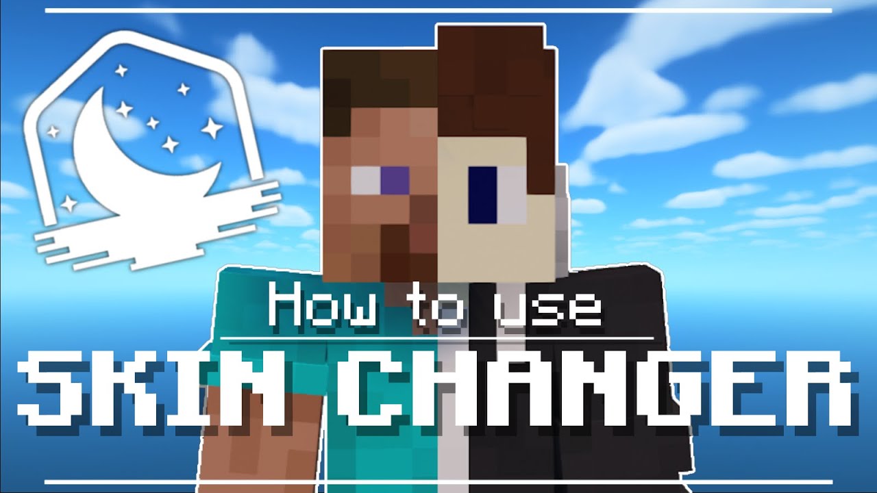 How to use SKIN CHANGER in Lunar Client!!!