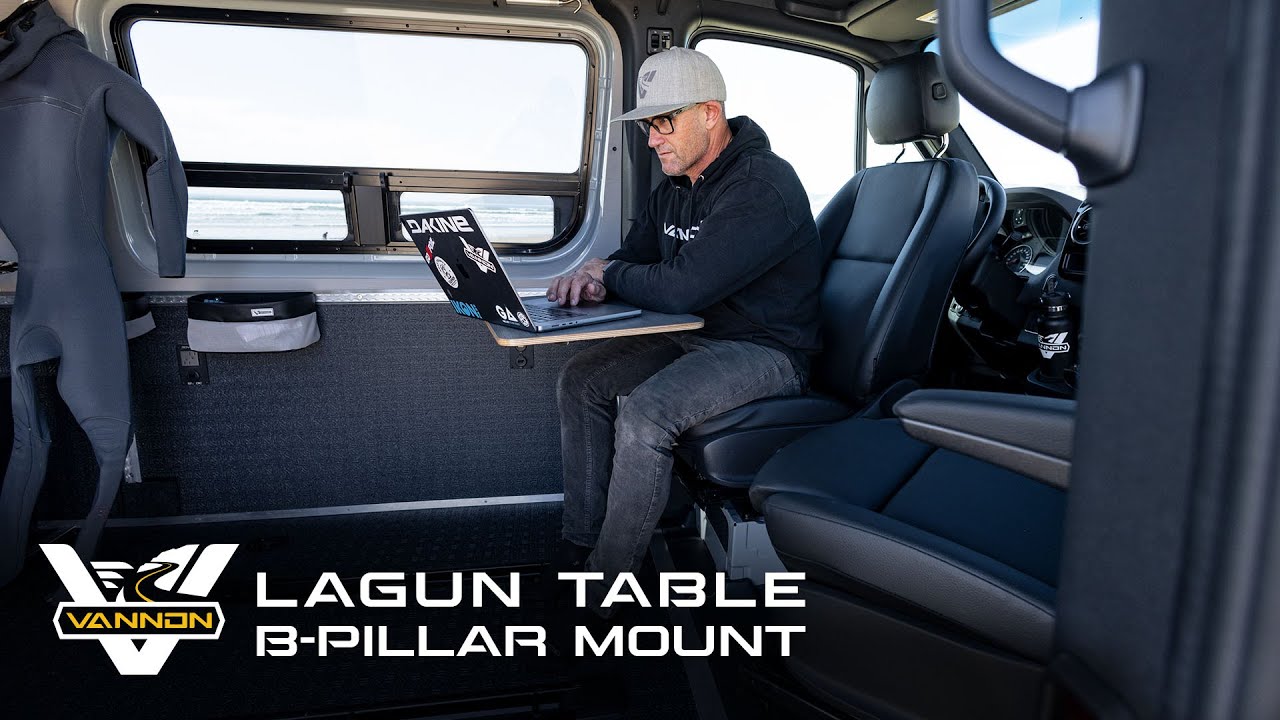 VANNON B-Pillar Mount for LAGUN Table System | Swivel Seat Van Table Upgrade