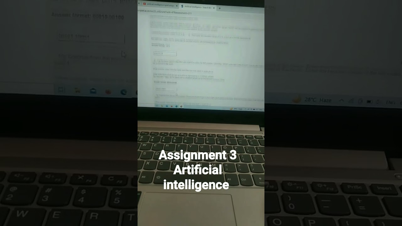 nptel week 3 Assignment 3 Artificial intelligence: search method and problem solving