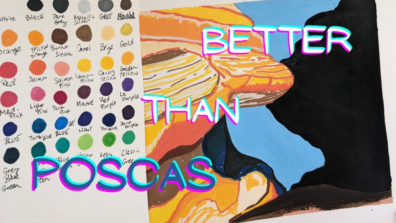 ARE THESE BETTER THAN POSCA PENS? GRABIE ACRYLIC PAINT MARKER REVIEW
