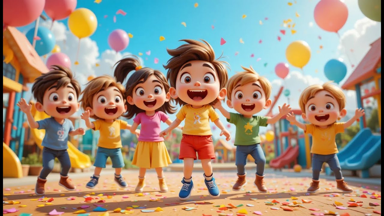 “Walking Walking Boom – Fun UK Kids Dance & Action Rhyme!”
