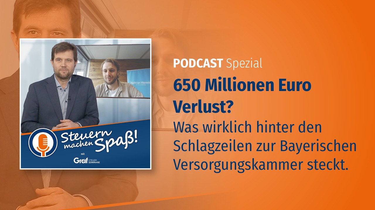 Spezial 01: 690 Mil € Verlust? Was hinter den Schlagzeilen zur Bayerischen Versorgungskammer steckt.
