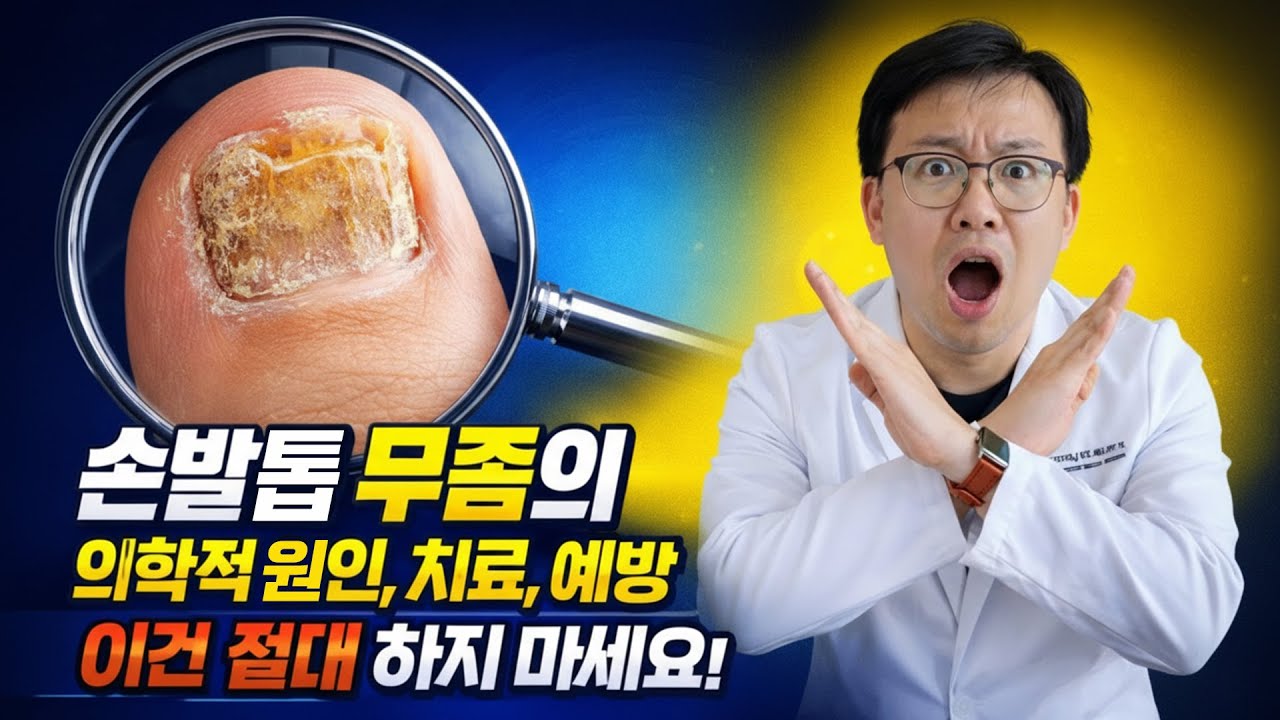 [손발톱 무좀] 의학적 원인, 치료, 예방...절대 하지 말아야 할 것!