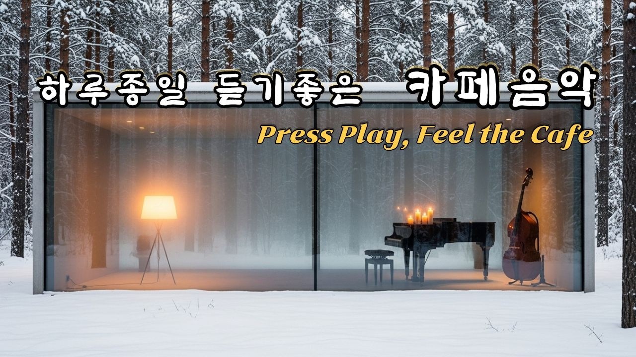 [playlist]❄️Просто включите, зимнее джаз-кафе вдали от города | 🎶Winter jazz lo-fi pop cafemusic