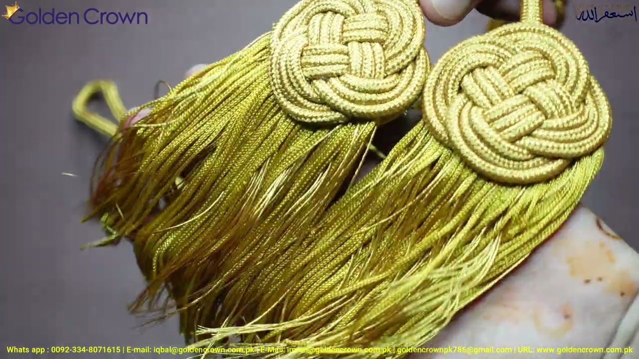 Cincture 3 small Tripolin Knot Tassels, Wholesale Cincture Supplier, Cincture Solomon knot