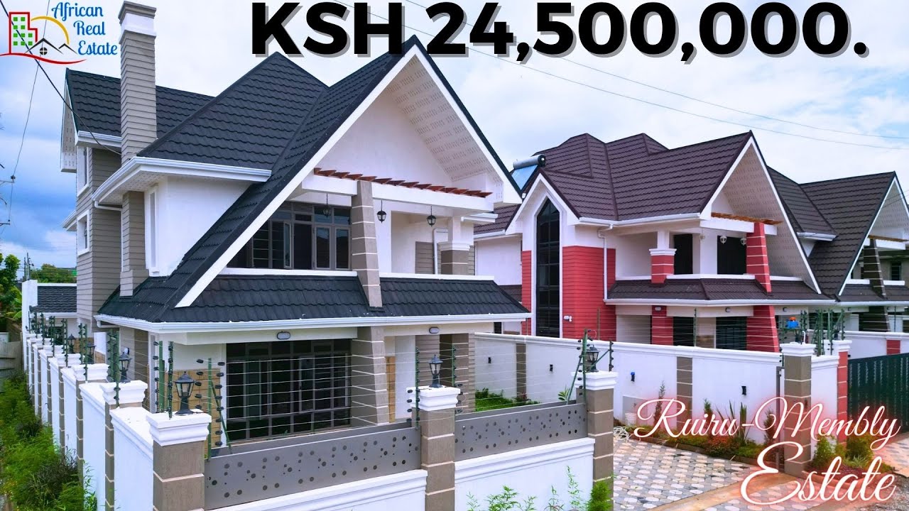 MEMBLEY ESTATE - (САМЫЕ НОВЫЕ 4-КОМНАТНЫЕ ВИЛЛЫ в КЕНИИ) | ЭПИЧНЫЙ ТУР | #Недвижимость #Дом #Недв...