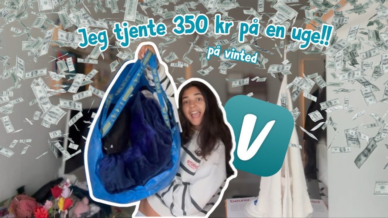 Hvor mange penge kan man tjene på VINTED på kun EN uge?