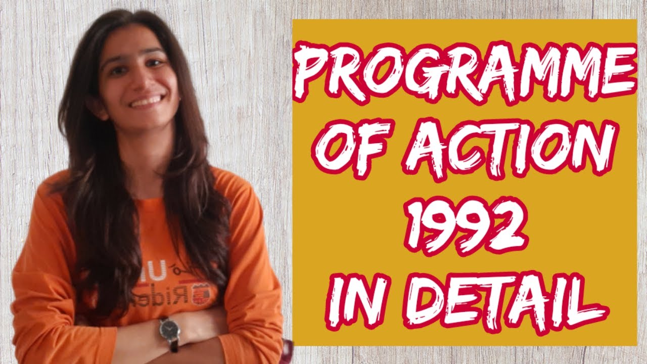 POA, 1992 | Programme of Action | B.Ed. | M.Ed. | UGC NET | Inculcate Learning | By Ravina