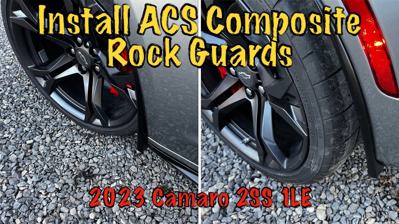 ACS Composite Rock Guards Install, 6th Gen Camaro 2SS 1LE