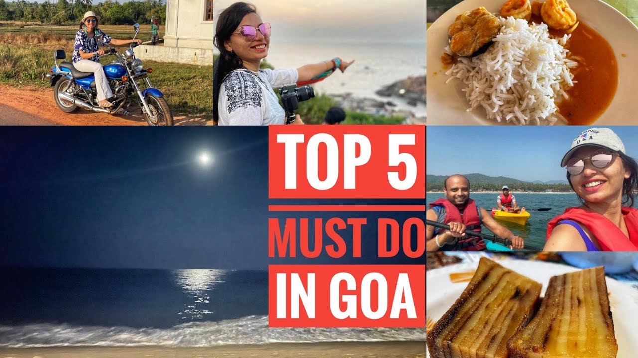 Top 5 MUST do things in GOA #food #beach #activity