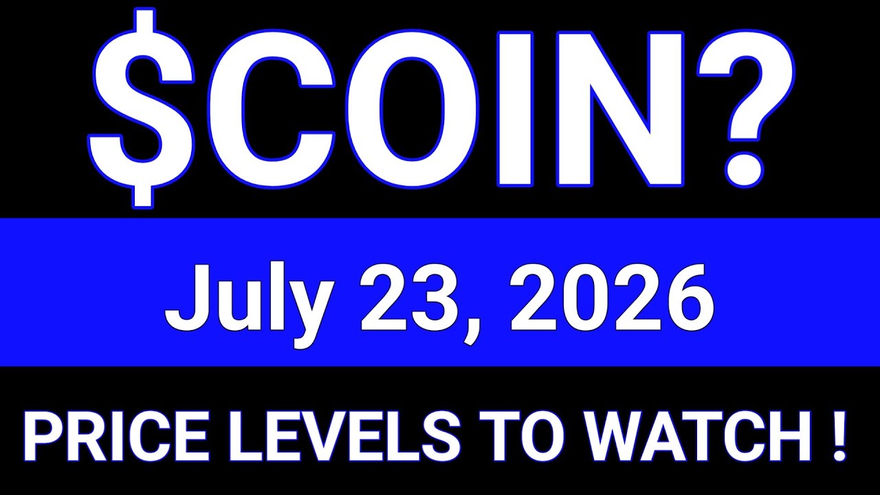 COIN Stock Technical Analysis | Coinbase Global, Inc. | July 23, 2026