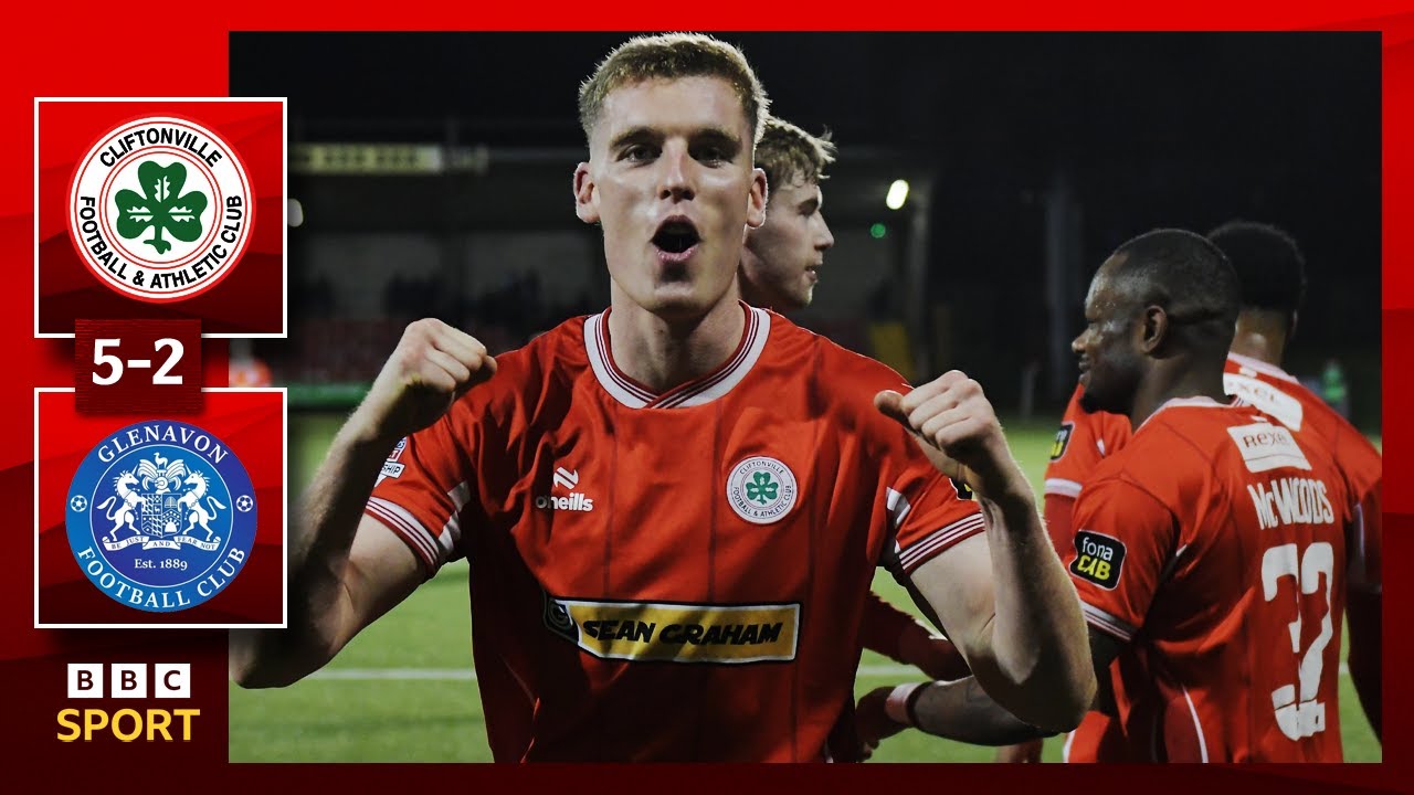 HIGHLIGHTS | Cliftonville 5-2 Glenavon