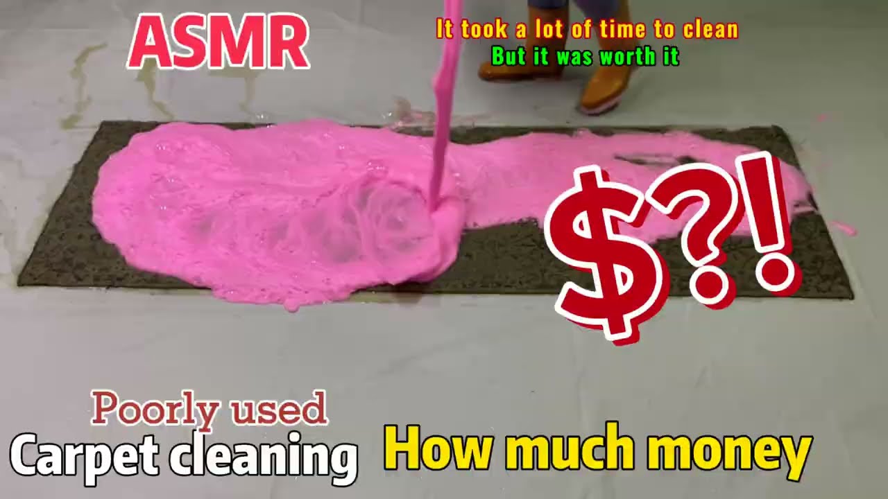 Carpet cleaning | CARPET ASMR | Relaxing carpet cleaning | kirli halı yıkama | bol bol k&ouml;p&uuml;k