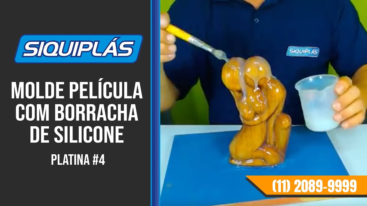 Molde película com borracha de silicone - Platina #4