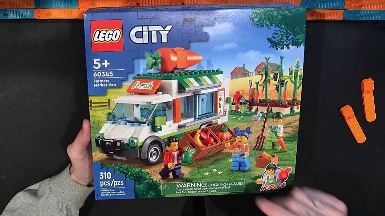 LEGO City Farmer's Market Van 60345 Build and Review! Maybe another great LEGO City Vehicle?