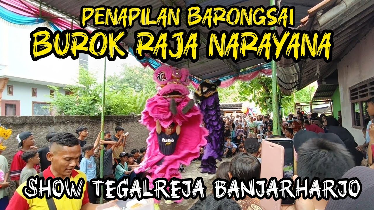 PENAMPILAN BARONGSAI BUROK RAJA NARAYANA SHOW TEGAL REJA.