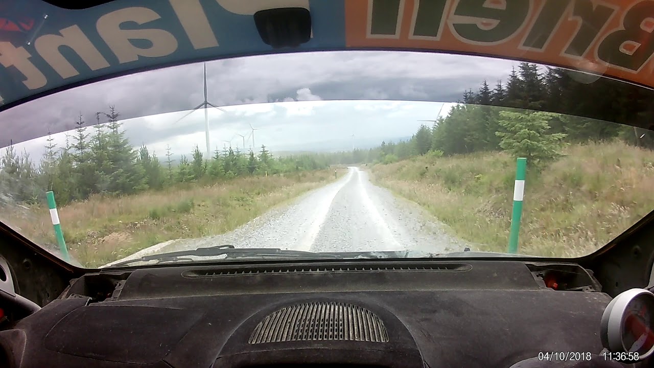 Cork forestry rally 2019 SS11 Kyle mcbride/kieran mcbride