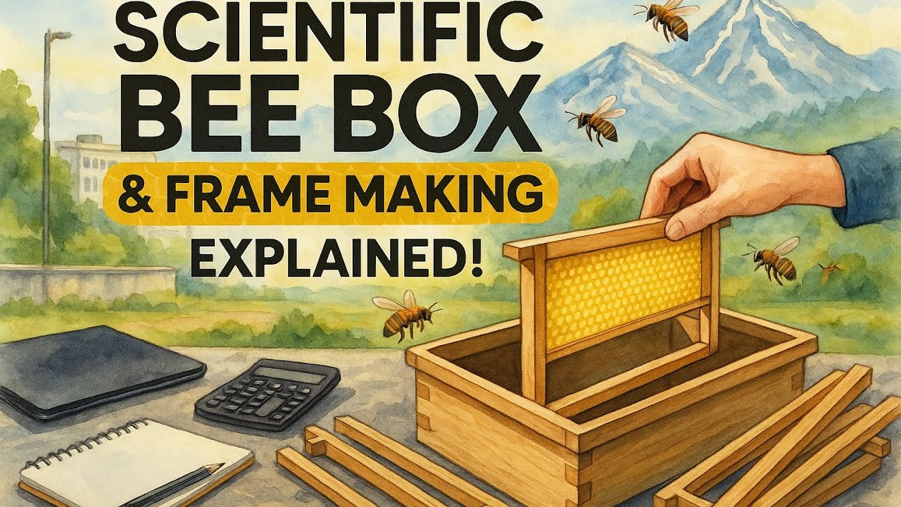 Scientific bee box ghar main kaise bana sakhte hai  || Scientific Bee box Making ||