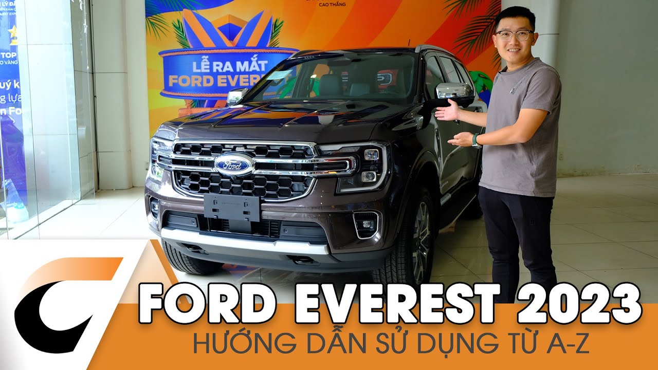Hướng dẫn sử dụng từ A-Z: Ford EVEREST 2023 TITANIUM (Next-gen)