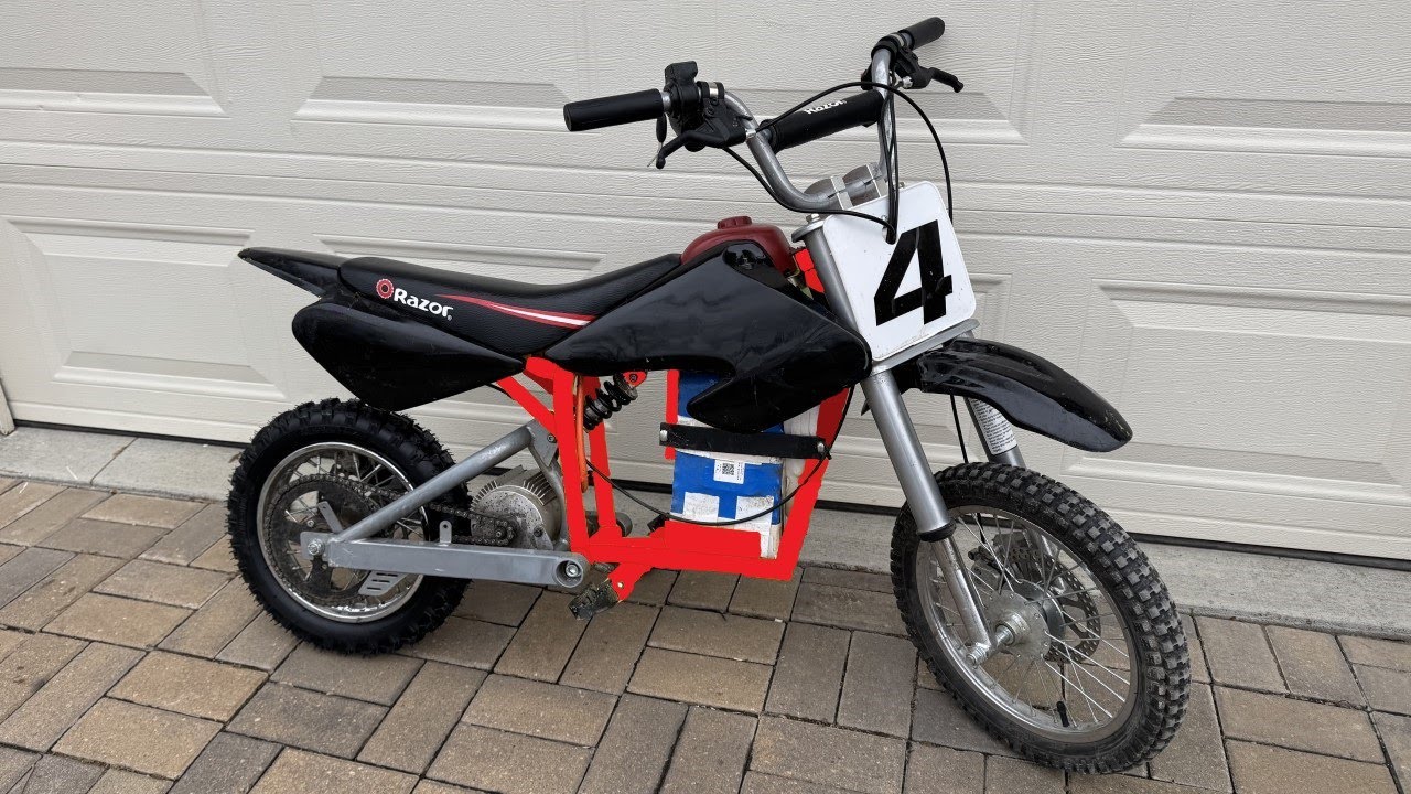 Сборка бюджетного электромотоцикла (Razor MX650)