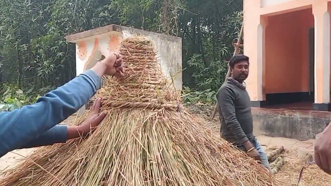 3 দিনে সরস্বতী পুজোর প্যান্ডেল তৈরি করলাম সবাই মিলে 🥰