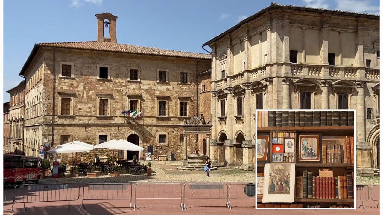 Италия. Тоскана. Монтепульчано. Прогулка по городу и традиционная продукция региона.