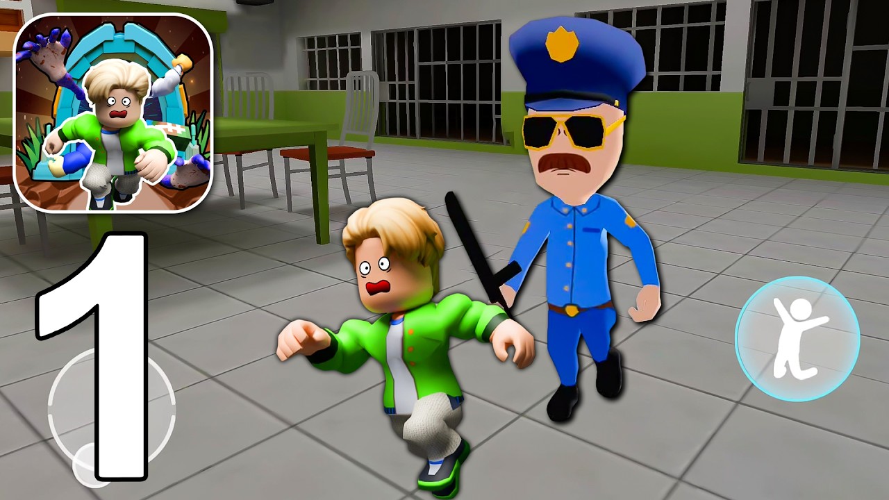 Parkour Escape Obby Run! Police Escape Chapter 1,2 - Gameplay Walkthrough Part 1 (Android, iOS)