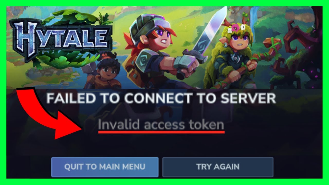 Hytale: Недействительный токен доступа (ИСПРАВЛЕНО)