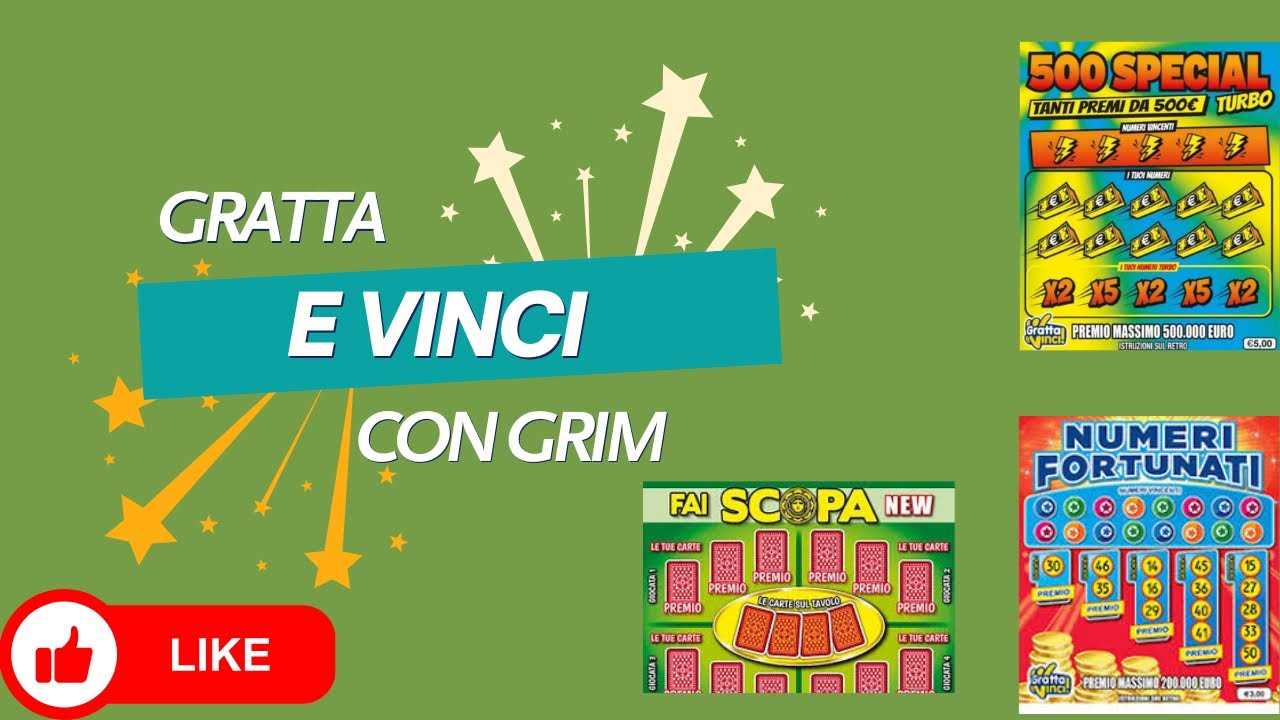 Gratta e vinci #500special #numerifortunati
