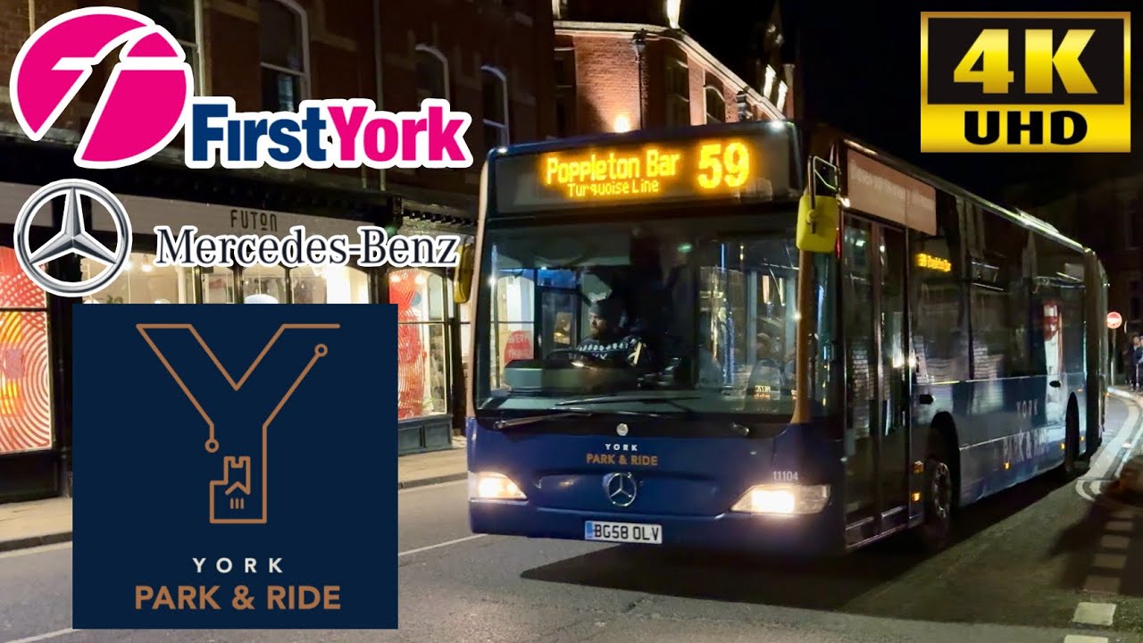 [First York Park & Ride: 59 York to Poppleton Bar] Mercedes-Benz Citaro O530G Articulated Bendy Bus
