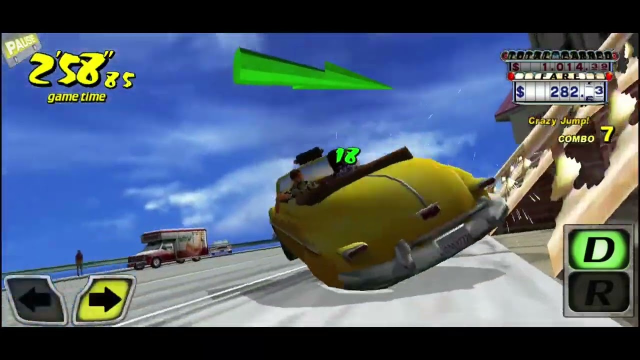 Crazy Taxi Classic with Gus Ads