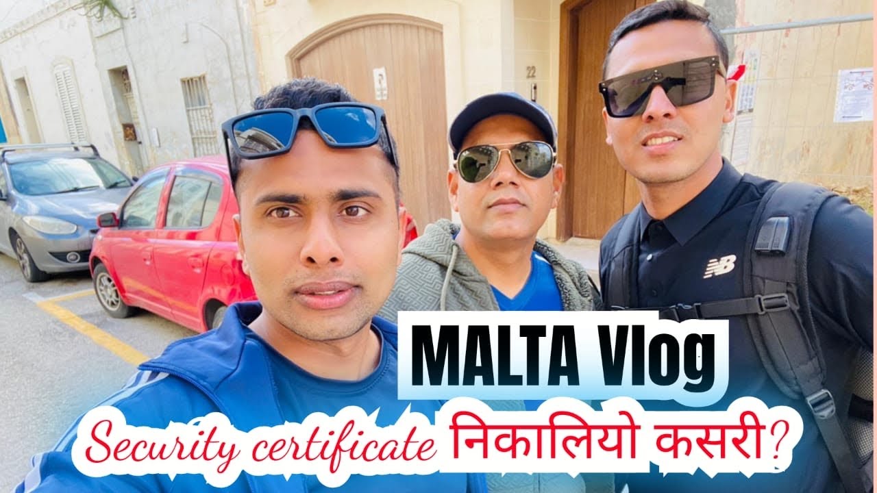 Finally received our malta security certificate||Malta security||Malta vlog 2024