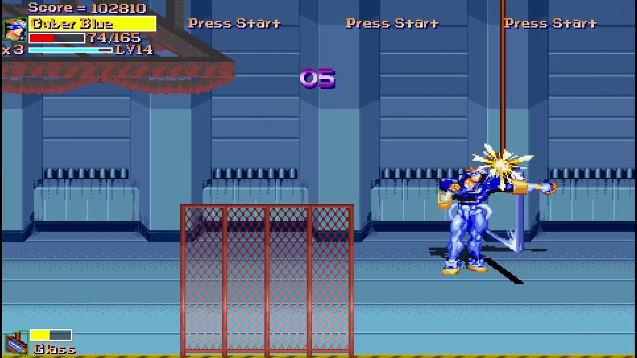 Final Fight LNS Ultimate Musou Mode 1CC Cyber Blue