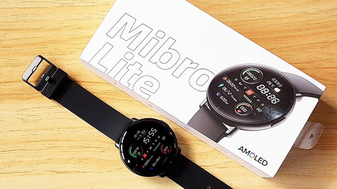 Smartwatch MIBRO LITE LANÇAMENTO Xiaomi | TELA AMOLED Unboxing... Barato