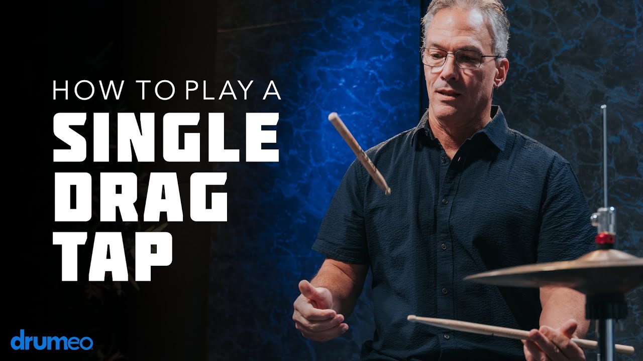 How To Play A Drag Tap - Drum Rudiment Lesson