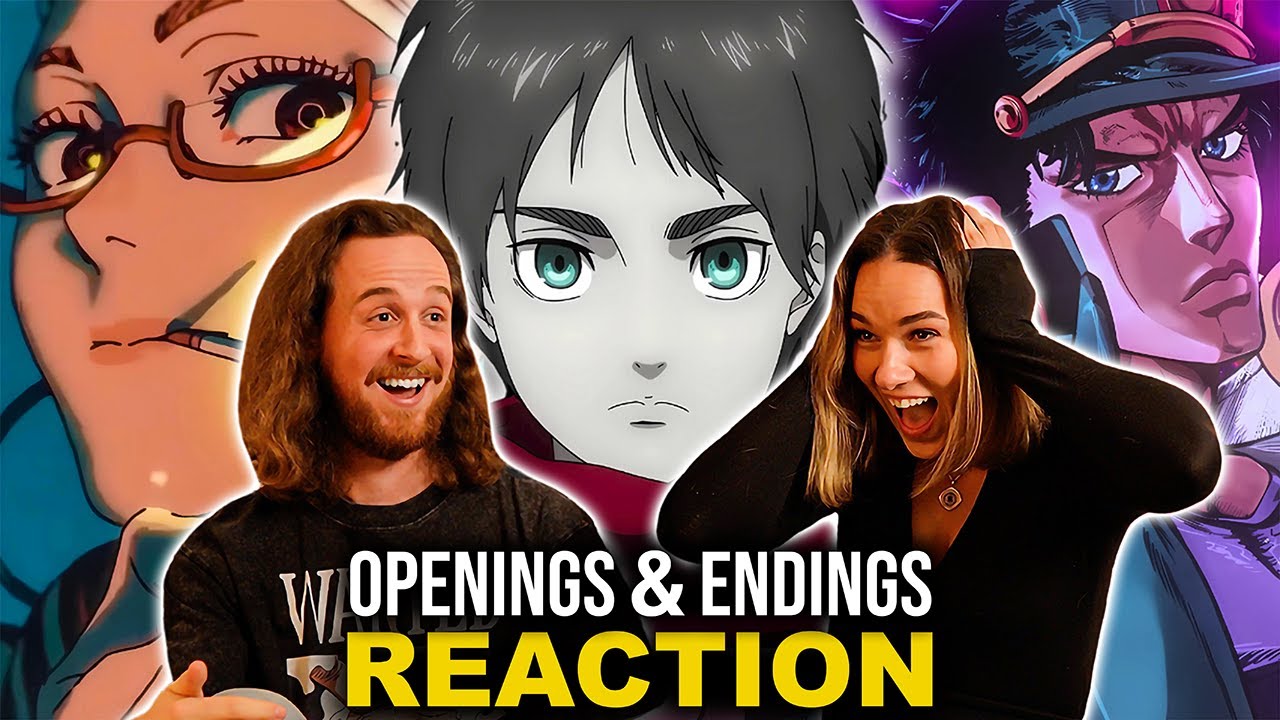 I showed my Best Friend ANIME OPENINGS & ENDINGS for THE FIRST TIME #3