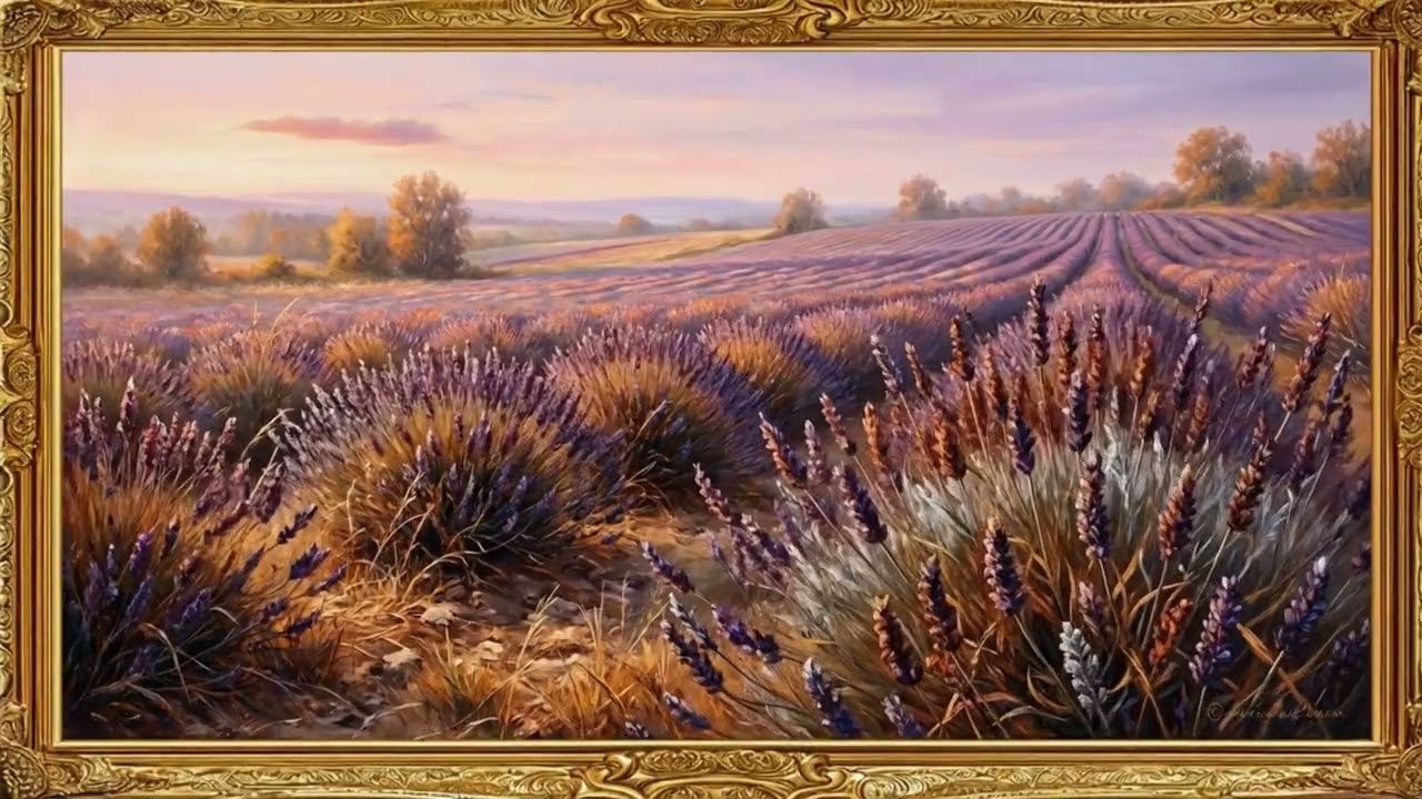 Spring Flower Field TV Art Frame 🌼 Relaxing Nature Wallpaper for Your TV