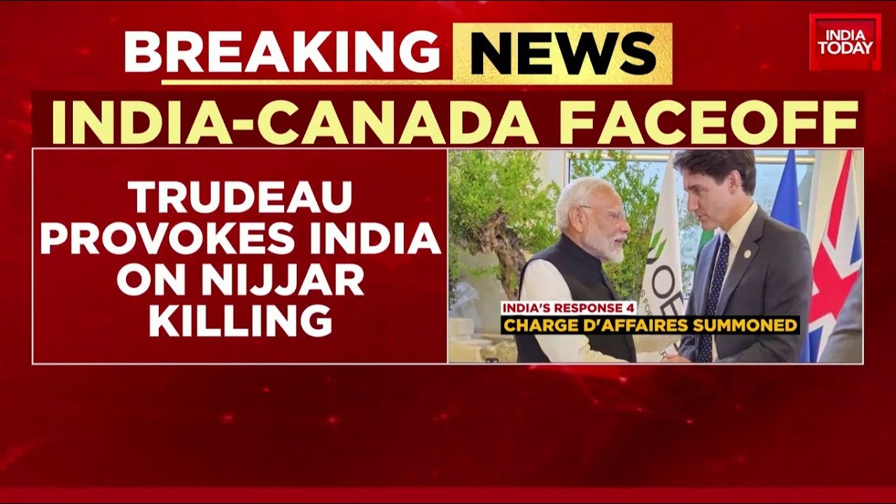 India Downgrades Ties with Canada, Trudeau's Allegations Spark Diplomatic Showdown