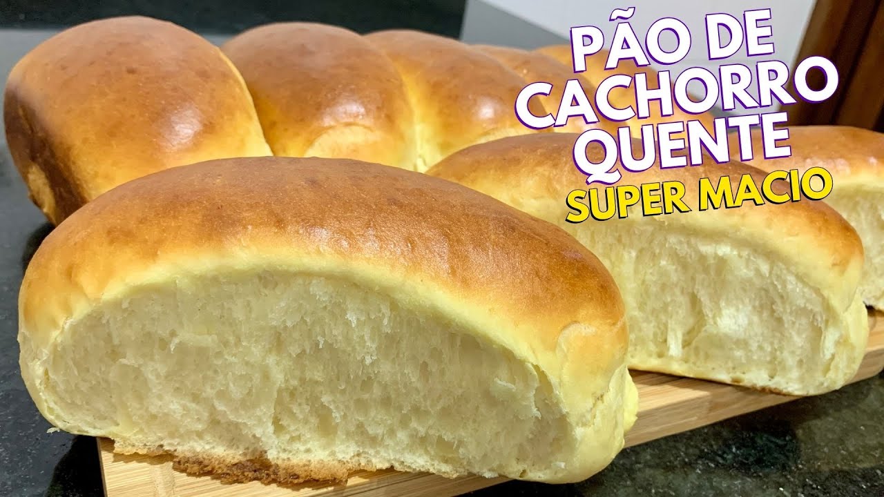 COMO FAZER PÃO PARA CACHORRO QUENTE? PÃO DE CACHORRO QUENTE MACIO E GOSTOSO #horadogrude