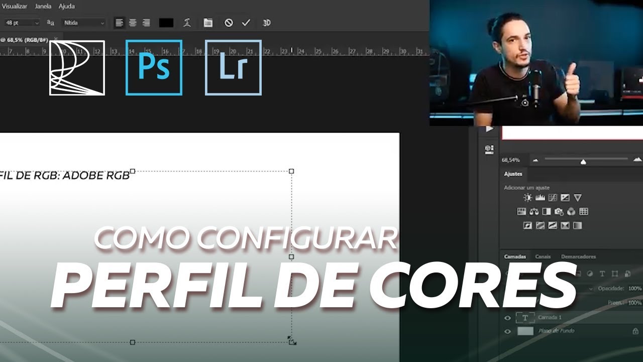 Como configurar perfil de Cores no Adobe Lightroom e Adobe Photoshop