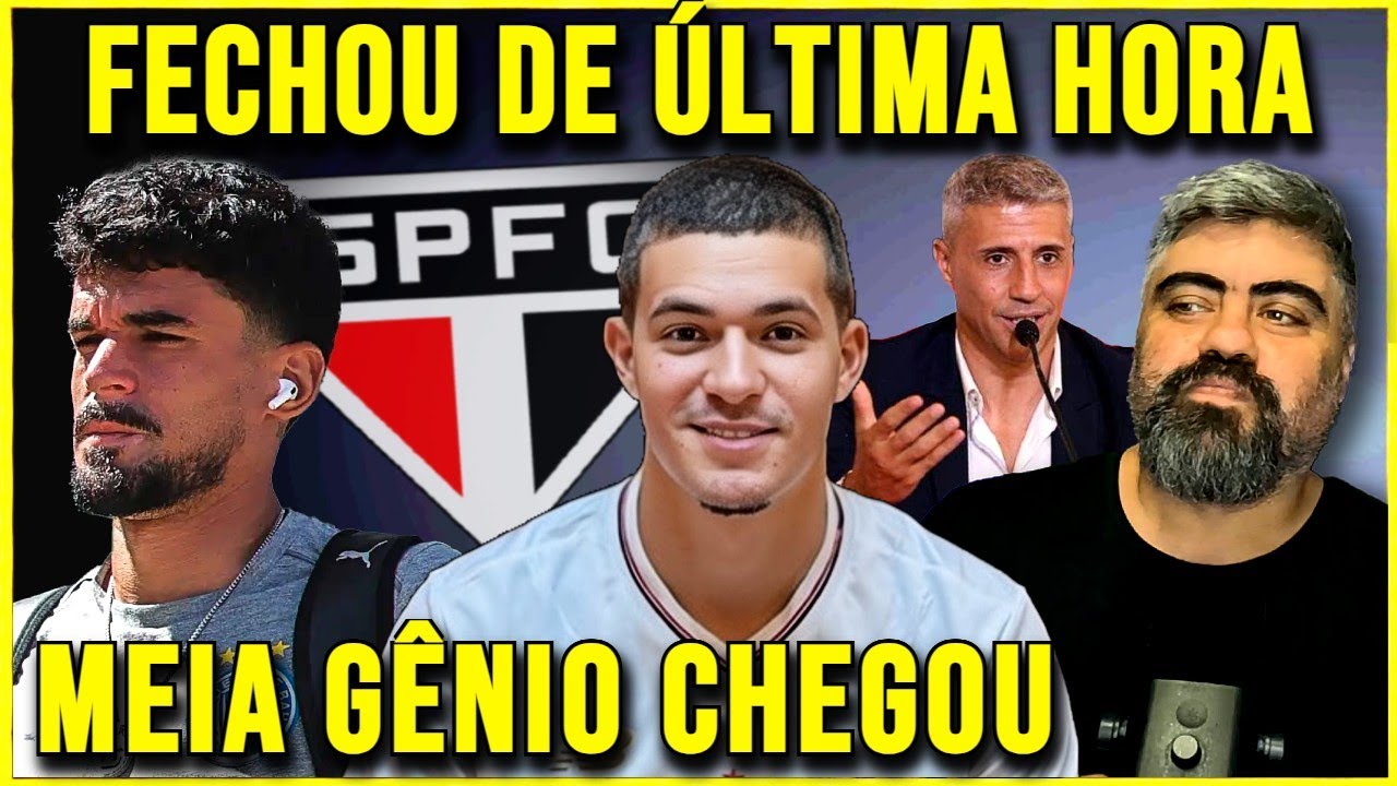 FECHOU AGORA SIM!!! SÃO PAULO BATE O MARTELO E CONTRATA MEIA QUE FARÁ HISTÓRIA! SPFC MUDOU TUDO!