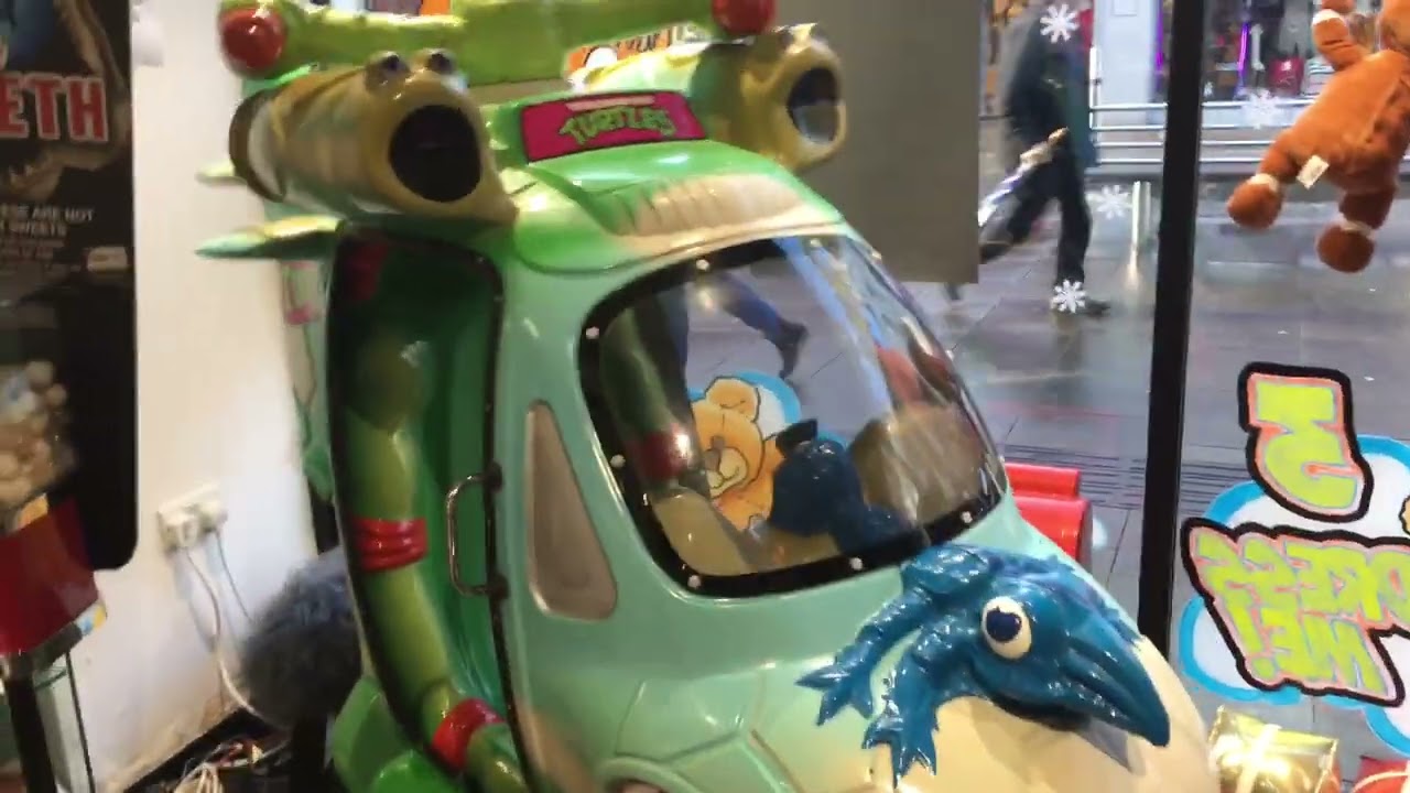 BAFCO Teenage Mutant Ninja Turtles Turtle Copter Kiddie Ride (RARE!)