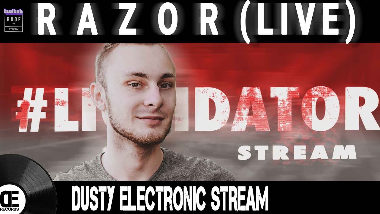 Razor Live - Techno Mix - Dusty Electronic Stream - Roof 175 - Twitch Livestream - 05.06.2020