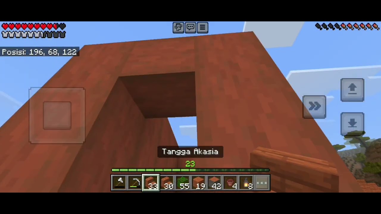 EP1 - Building Acacia House - Minecraft Pocket edition 