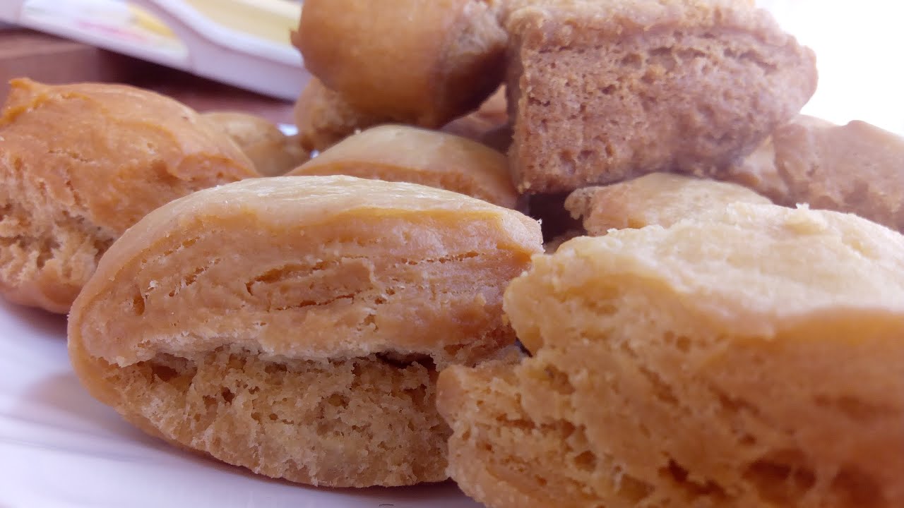 HOW TO MAKE CRUNCHY HALF CAKE (KANGUMU)