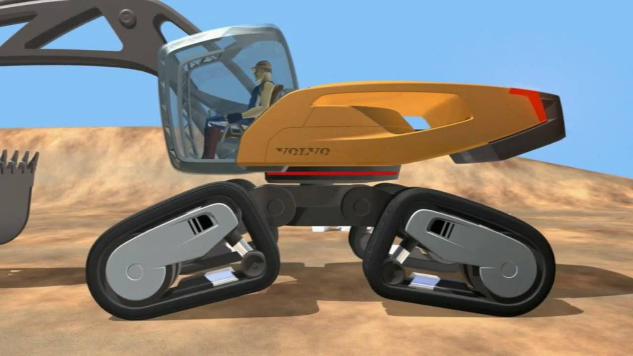 Volvo SFINX - Volvo's futuristic Excavator concept machine