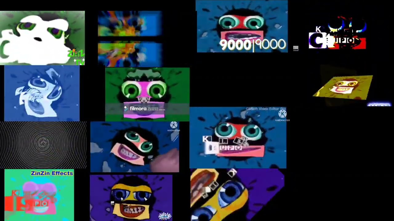 All Klasky Csupo Video/Audio Editor Effects Played At Once. V9