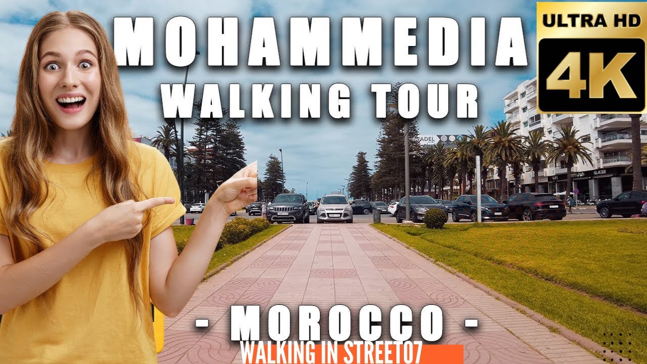 Experience the Charm of Mohammedia: 4K UHD City Walking Tour in Morocco