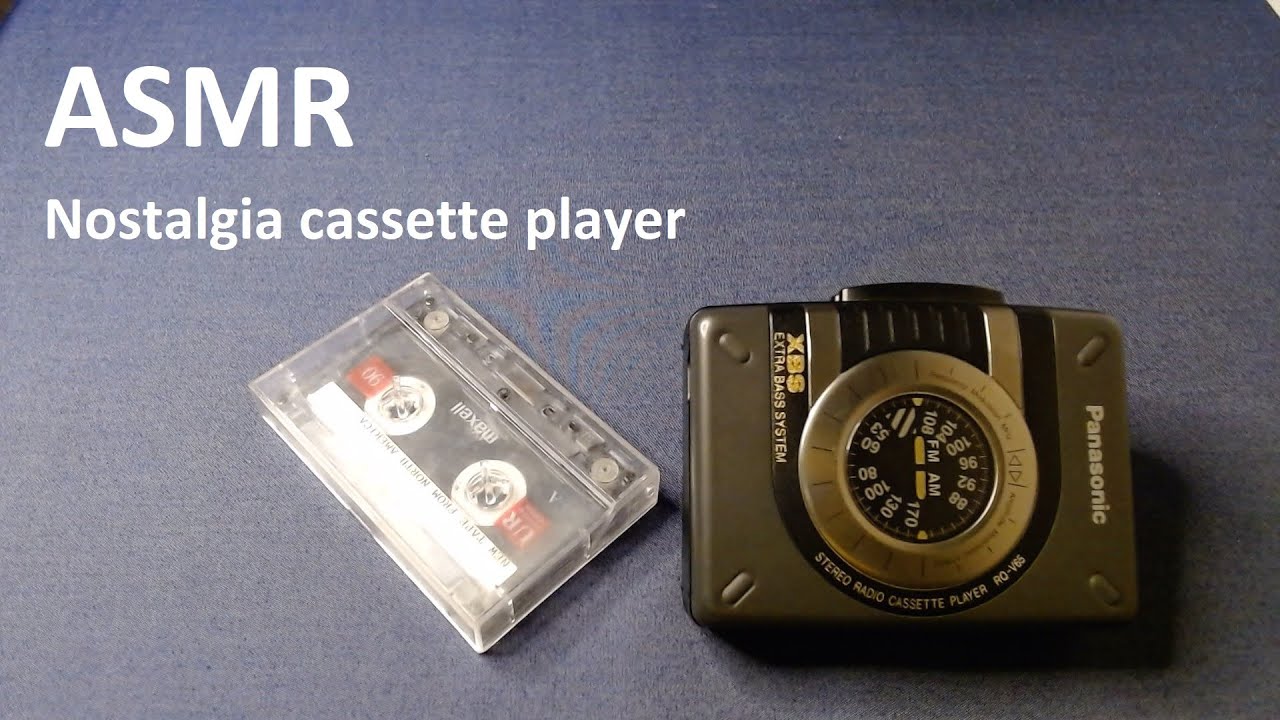 ASMR Cassette Player and Tape review (no talking), nostalgia trigger sounds - Timmy