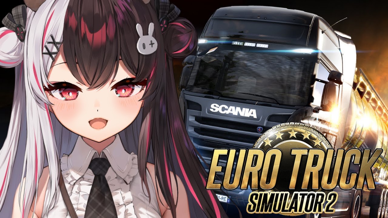 【 Euro Truck Simulator 2 】突き進め！GOGO🚗💨【夜見れな/にじさんじ】
